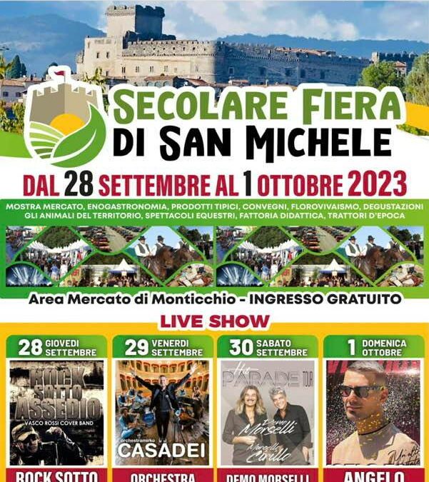 Sermoneta – Fiera Secolare di San Michele 2023